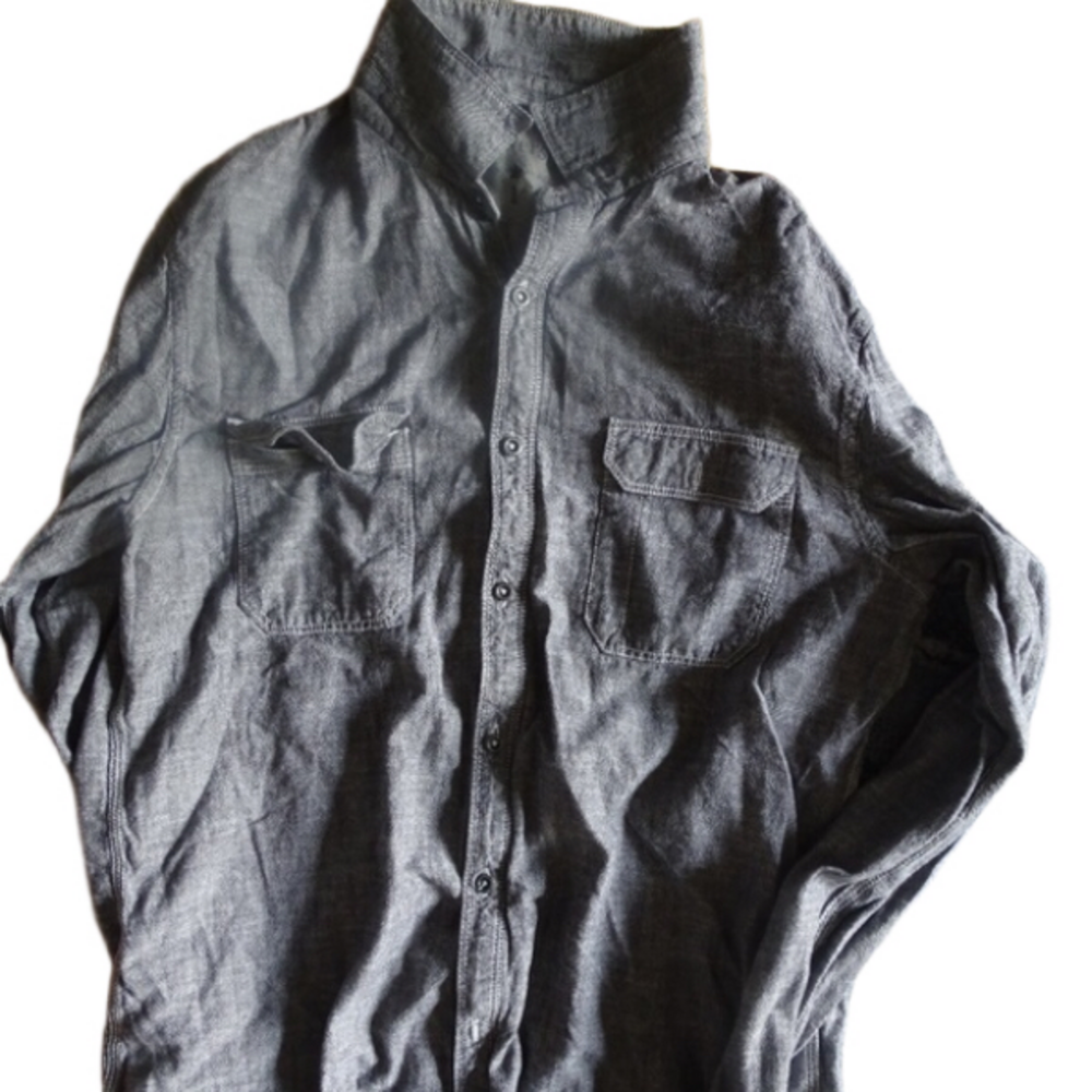 MENS CONVERSE SIZE LARGE CASUAL BUTTON DOWN LONG SLEEVED SHIRT